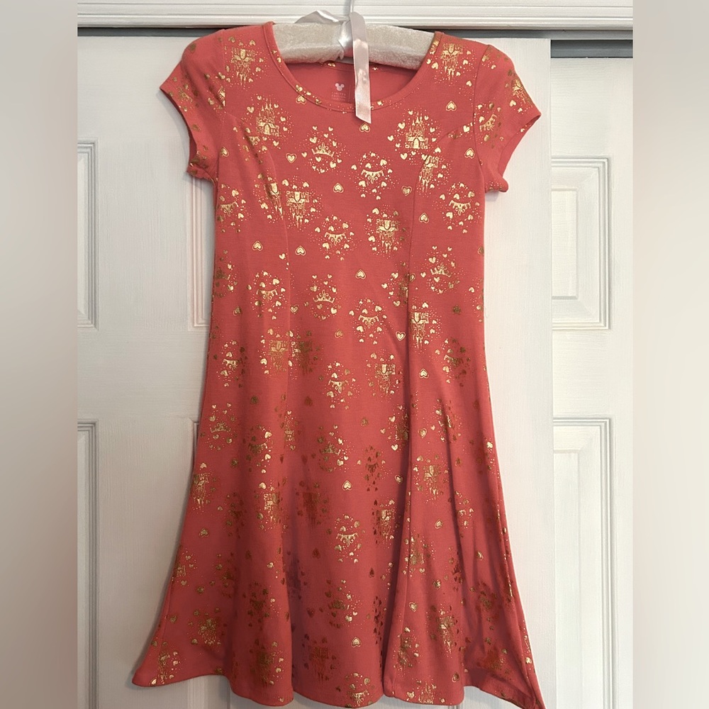 Limited Edition Disney Jumping Beans dress with gold embellishments